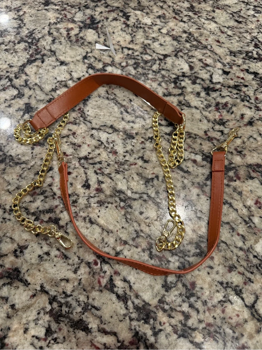 Elegant Beige Logo-Pattern Clasp Handbag